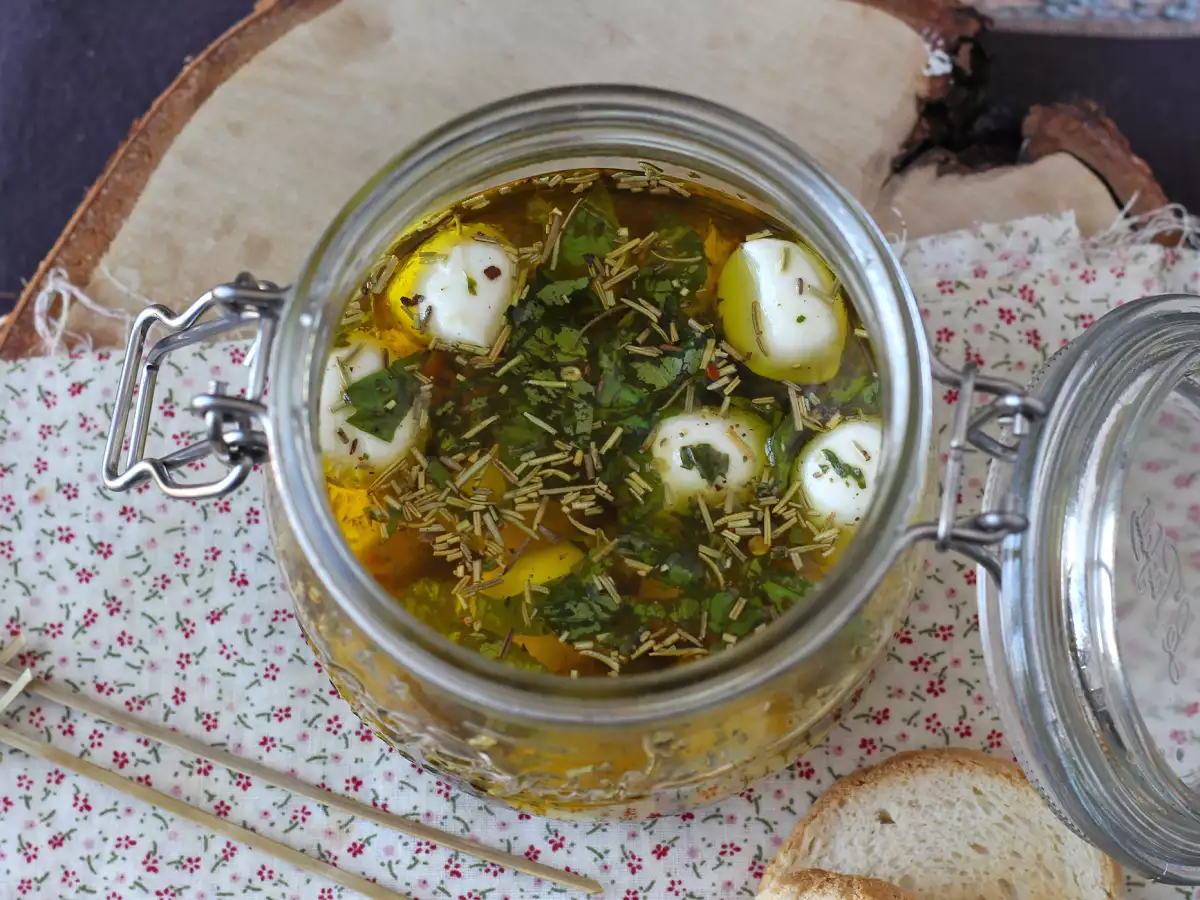 Marinerade mozzarellabollar till aperitif eller sallad! - foto 5