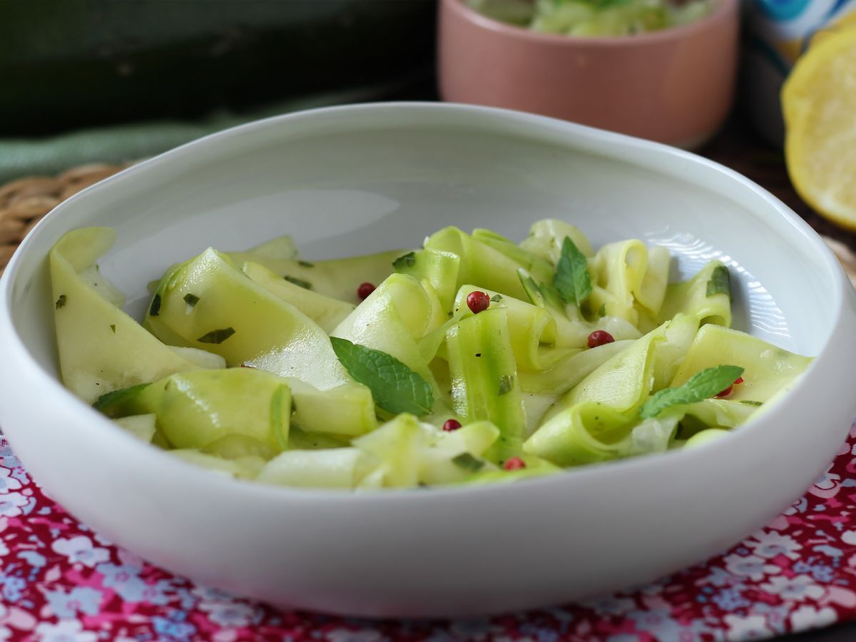 Marinerade zucchini, den perfekta grönsakscarpaccion för sommaren! - foto 3