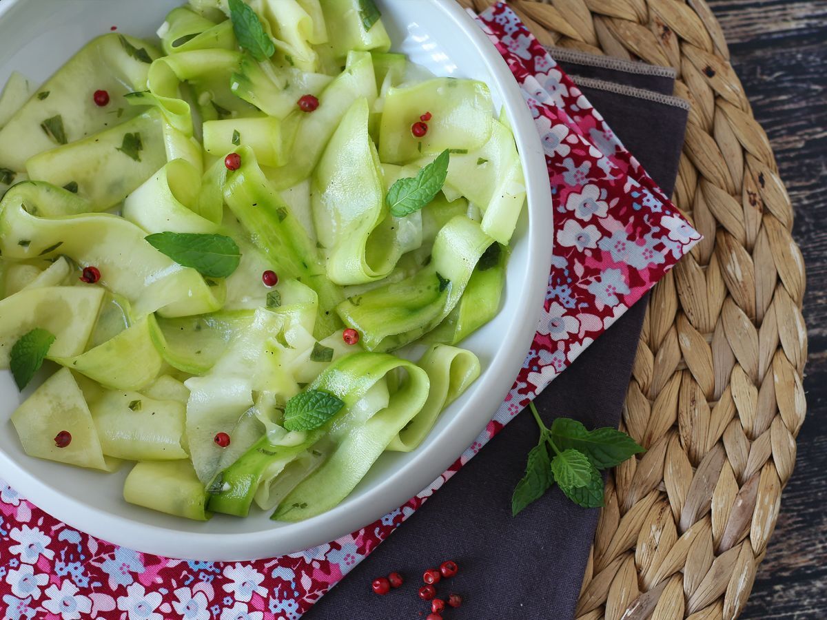 Marinerade zucchini, den perfekta grönsakscarpaccion för sommaren! - foto 6