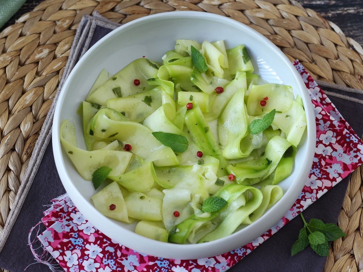 Marinerade zucchini, den perfekta grönsakscarpaccion för sommaren! - foto 7