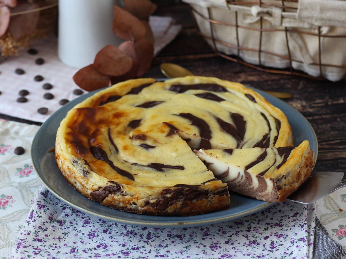 Marmorerad flan utan bakverk, superenkel att göra för en garanterad wow-effekt - foto 2
