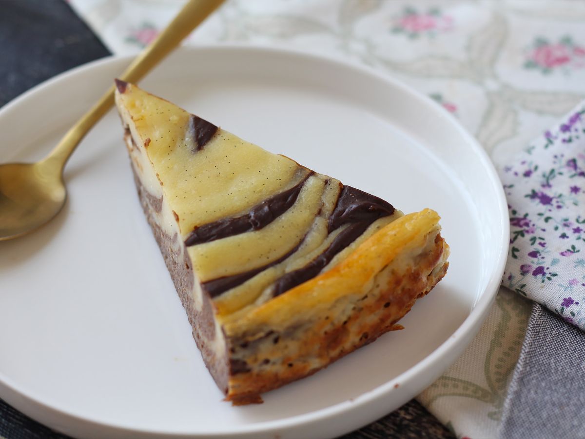 Marmorerad flan utan bakverk, superenkel att göra för en garanterad wow-effekt - foto 5