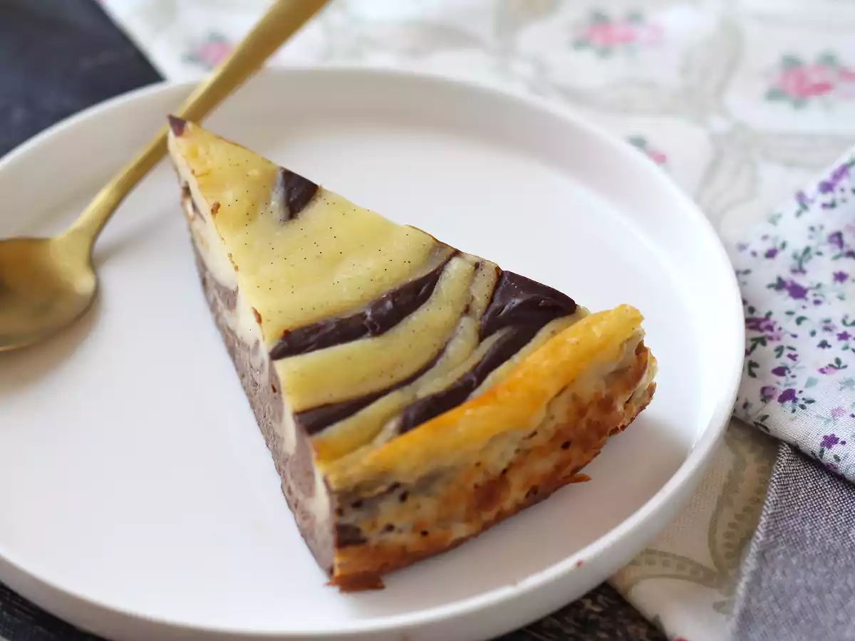 Marmorerad flan utan bakverk, superenkel att göra för en garanterad wow-effekt - foto 5