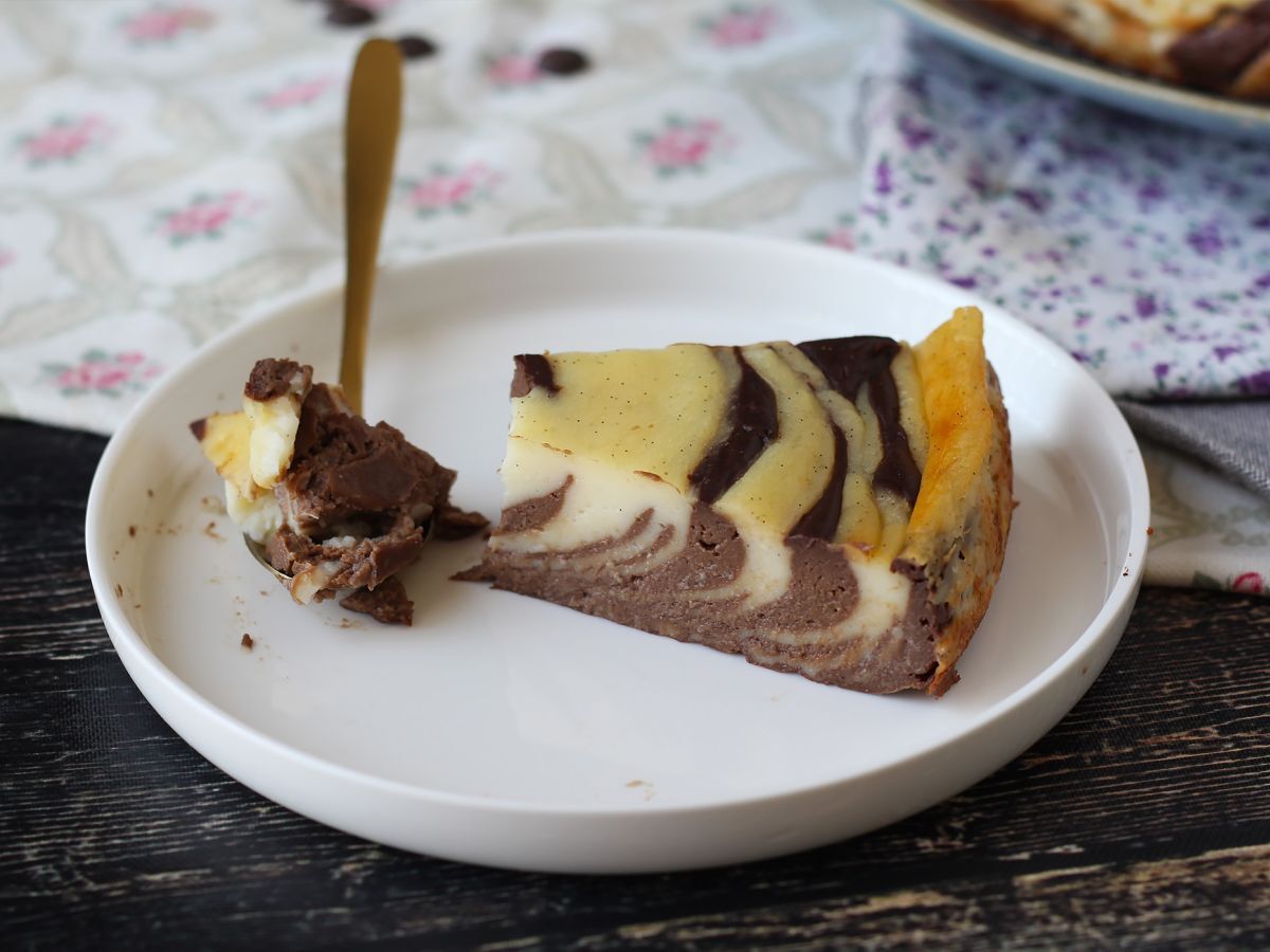Marmorerad flan utan bakverk, superenkel att göra för en garanterad wow-effekt - foto 7
