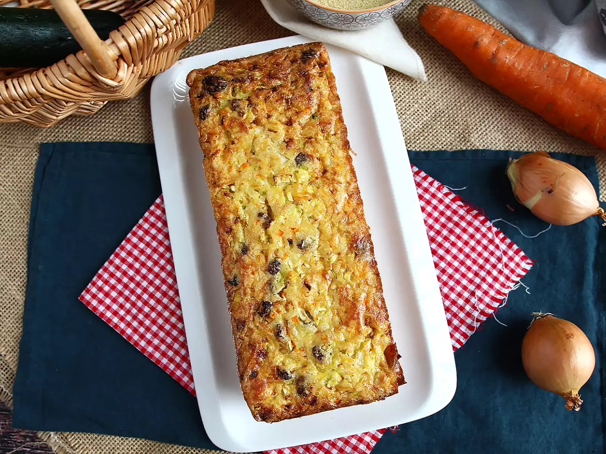 Matig mannagrynskaka med zucchini och morot - foto 2