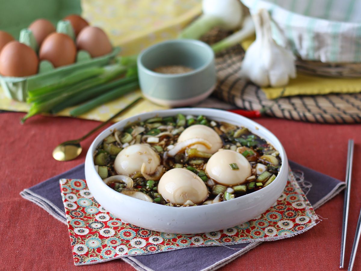 Mayak Gyeran - Koreanska marinerade ägg - foto 2
