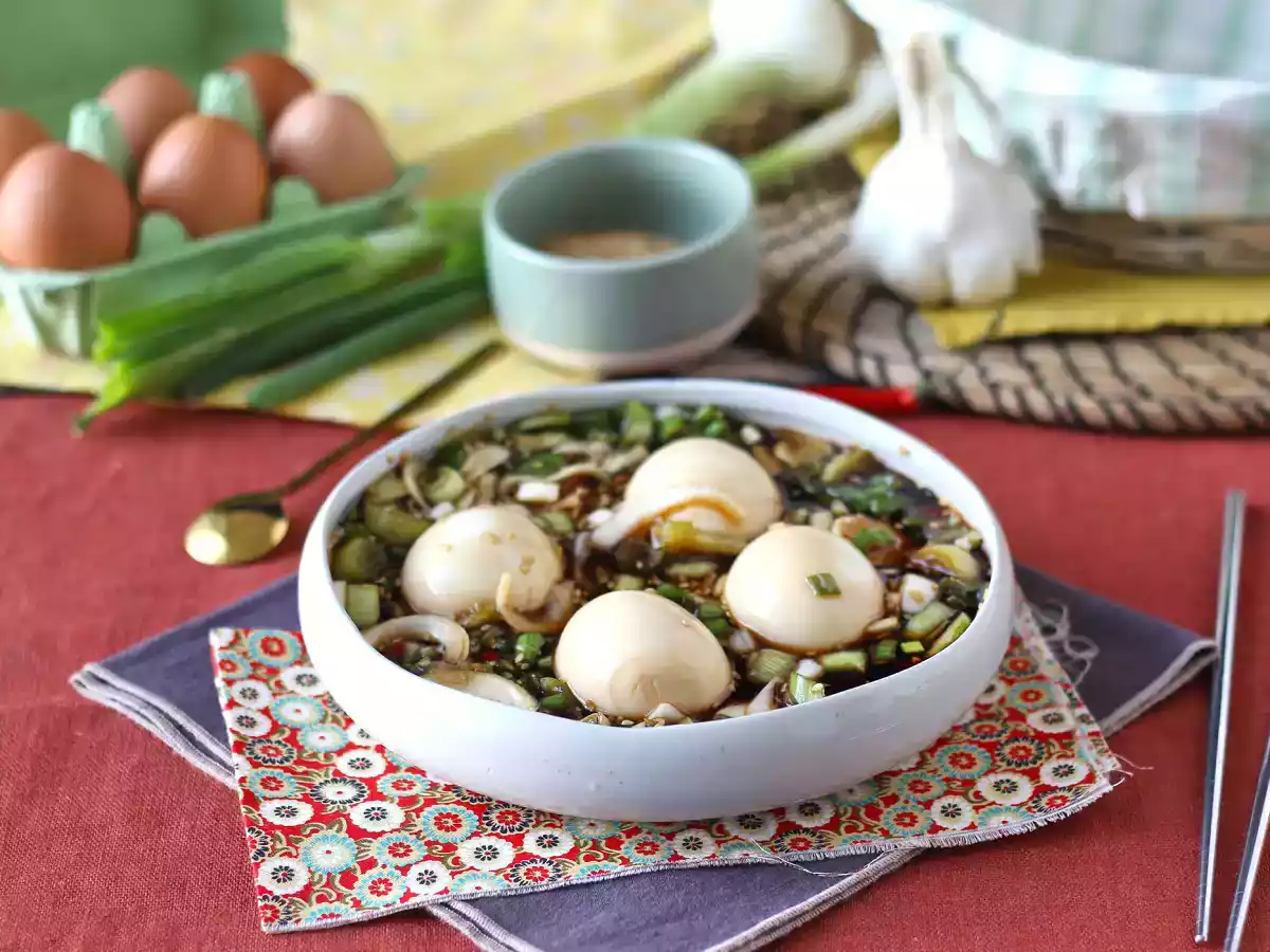 Mayak Gyeran - Koreanska marinerade ägg - foto 2