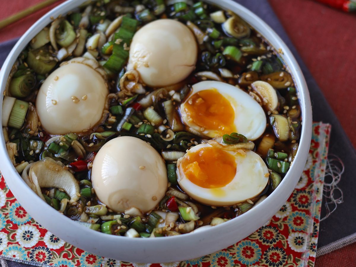 Mayak Gyeran - Koreanska marinerade ägg - foto 3
