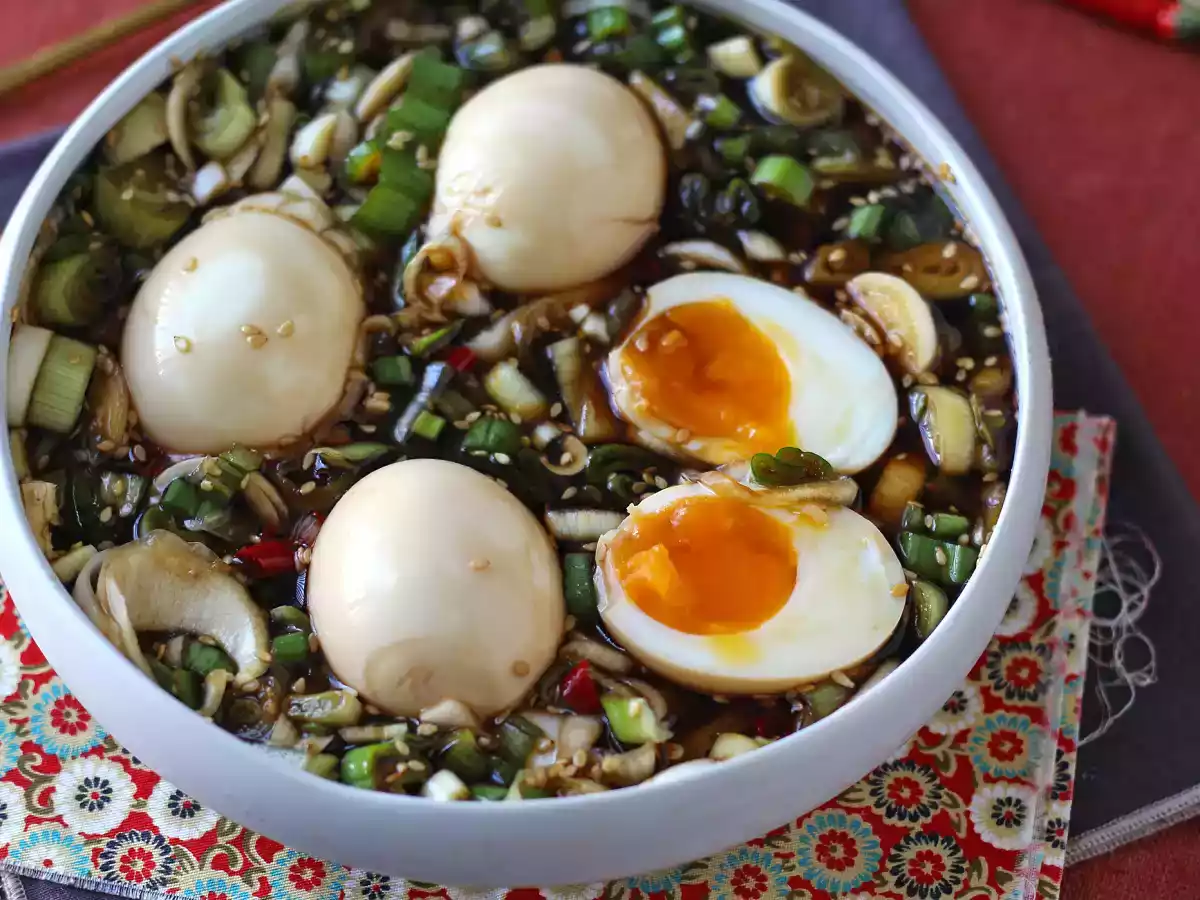 Mayak Gyeran - Koreanska marinerade ägg - foto 3