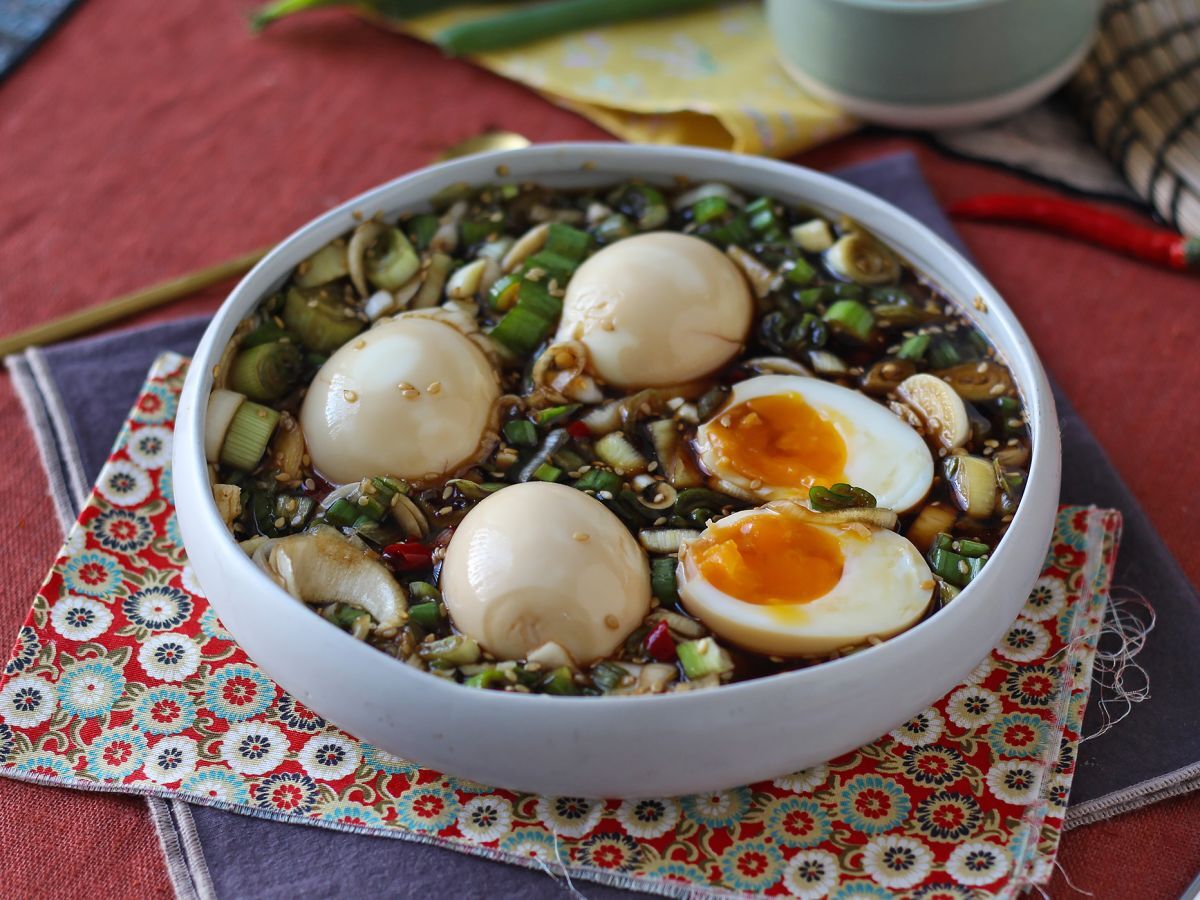 Mayak Gyeran - Koreanska marinerade ägg - foto 5