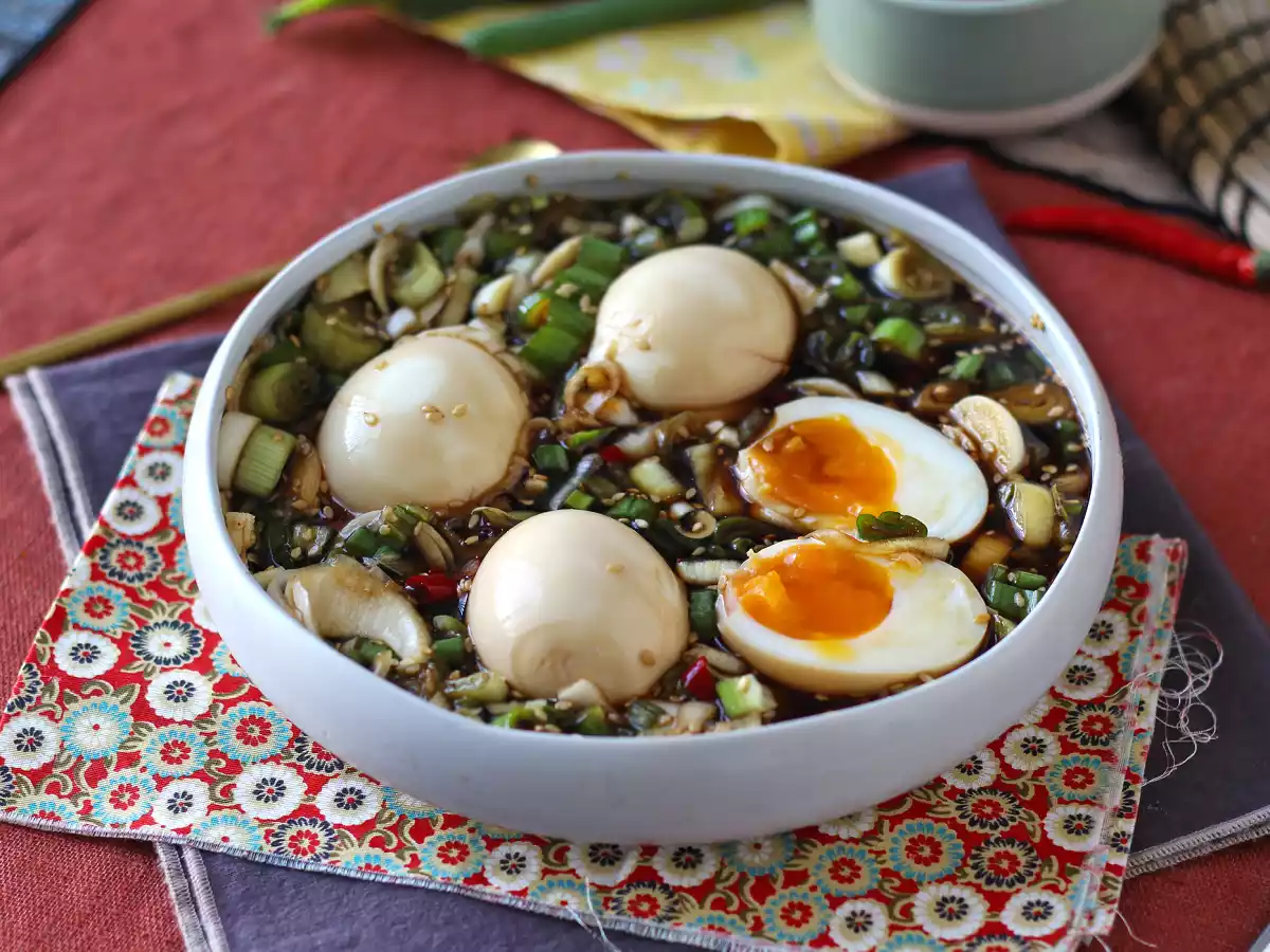 Mayak Gyeran - Koreanska marinerade ägg - foto 5