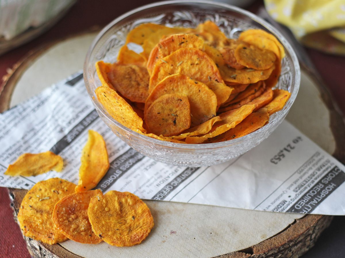 Mikrovågsugn sötpotatischips - foto 2