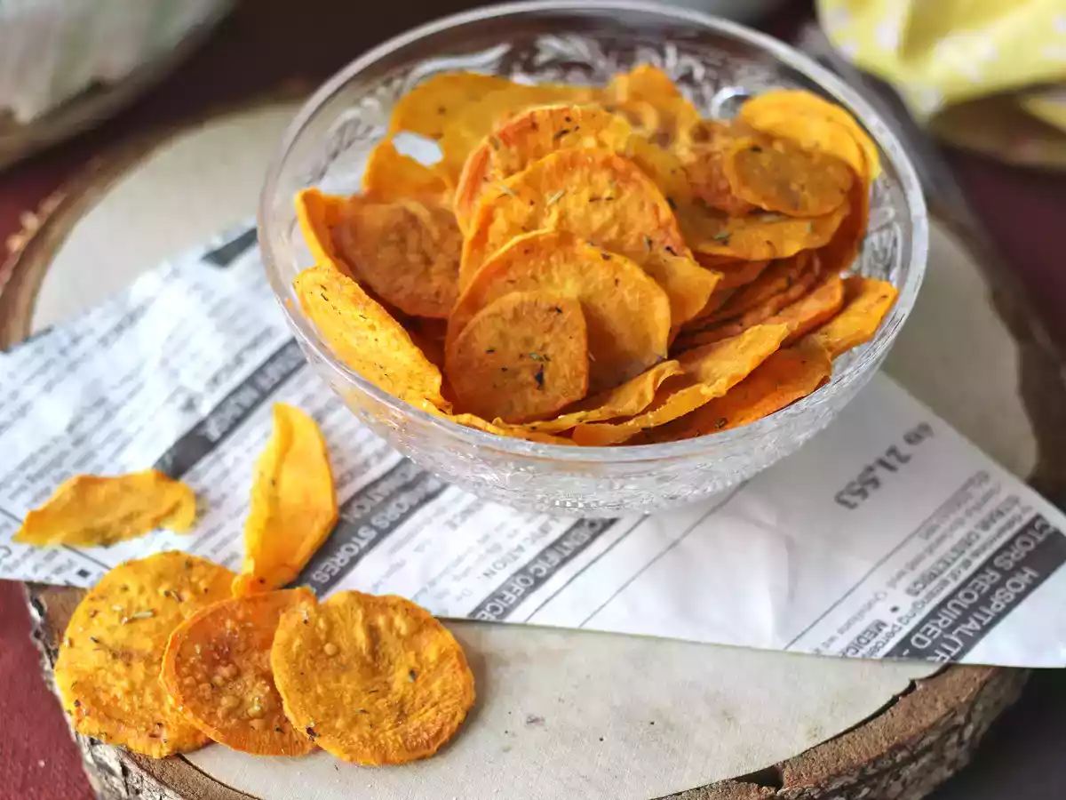 Mikrovågsugn sötpotatischips - foto 2