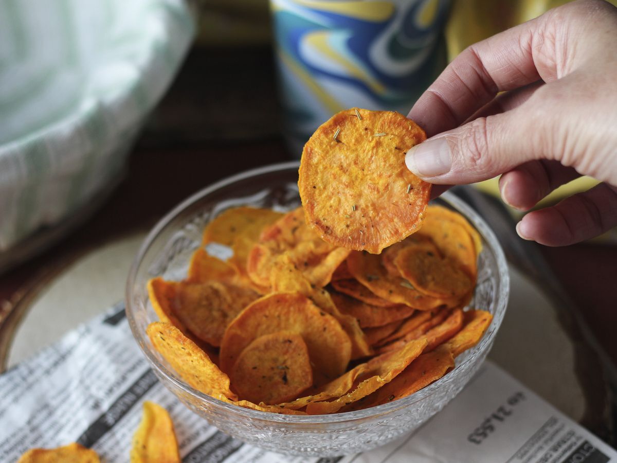 Mikrovågsugn sötpotatischips - foto 4