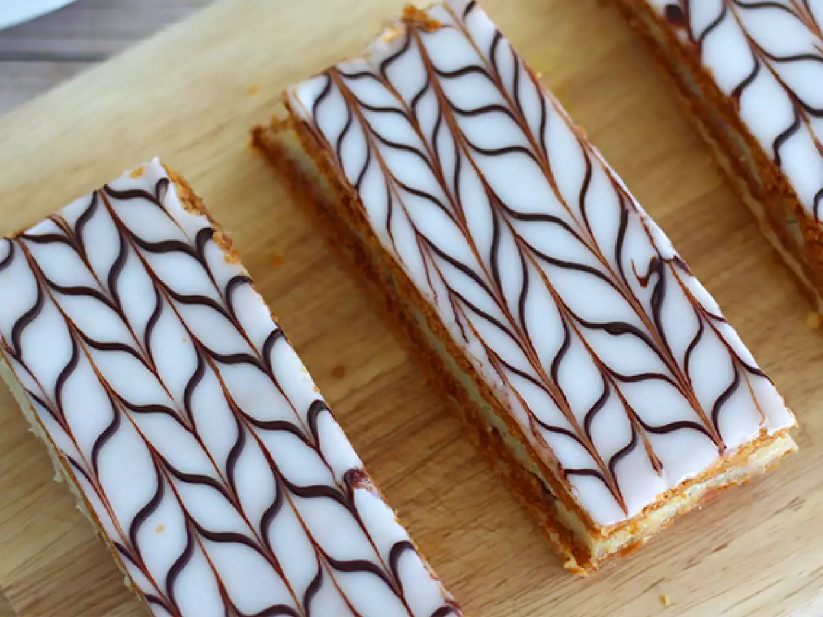 Mille-feuille med vaniljkräm - foto 3