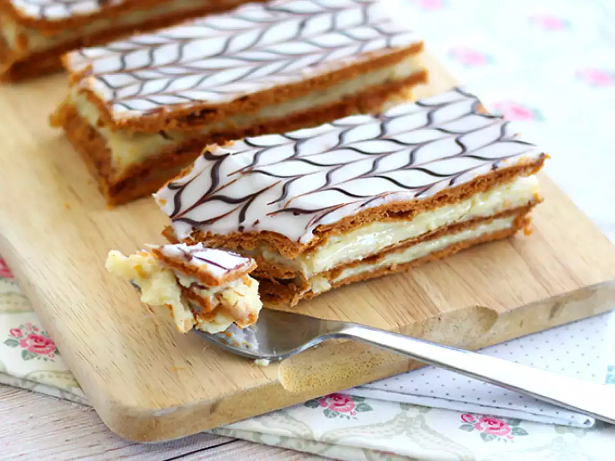 Mille-feuille med vaniljkräm - foto 4
