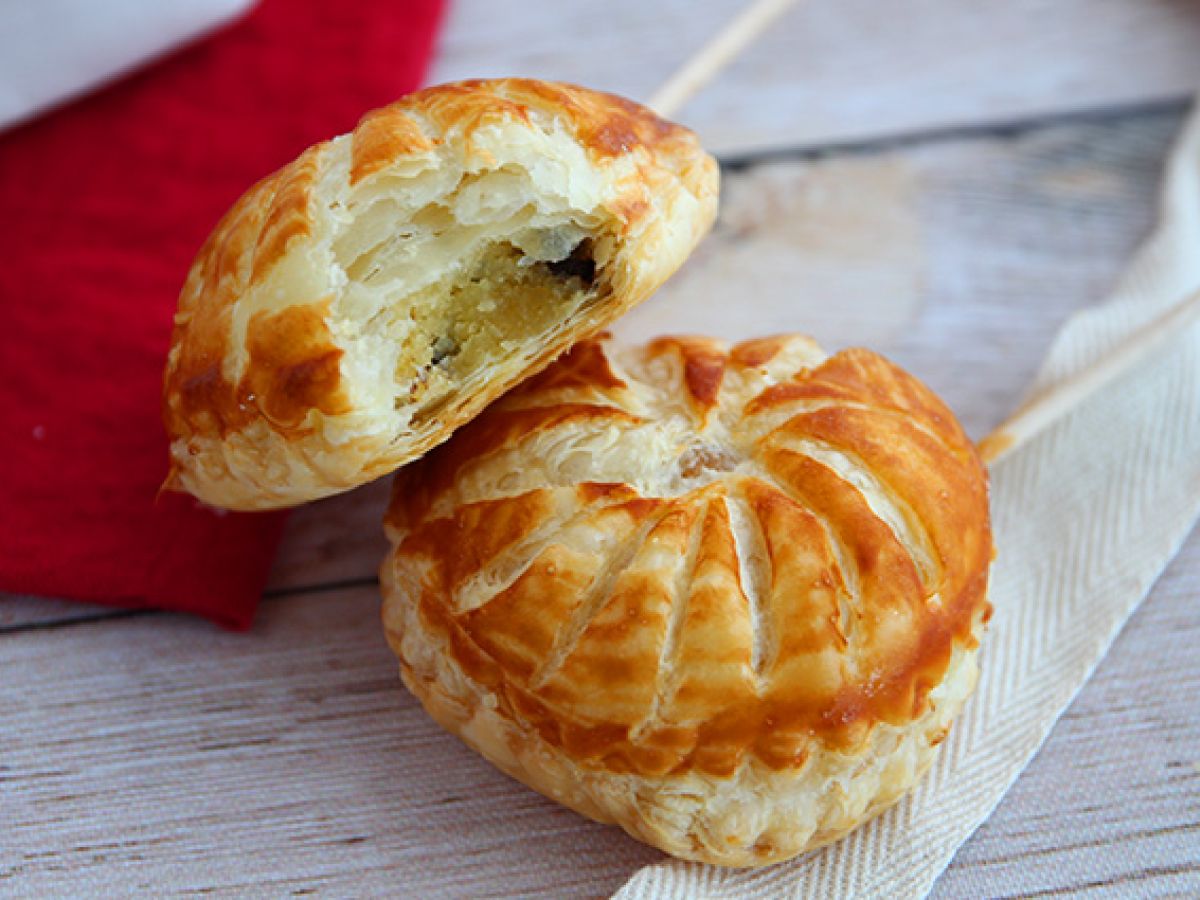 Mini galetter des rois med chokladbitar - foto 3