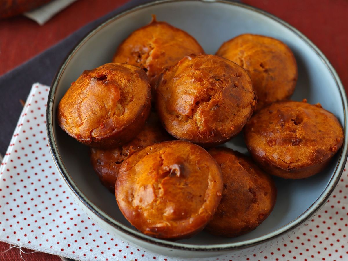 Mjuka och kryddiga chorizomuffins