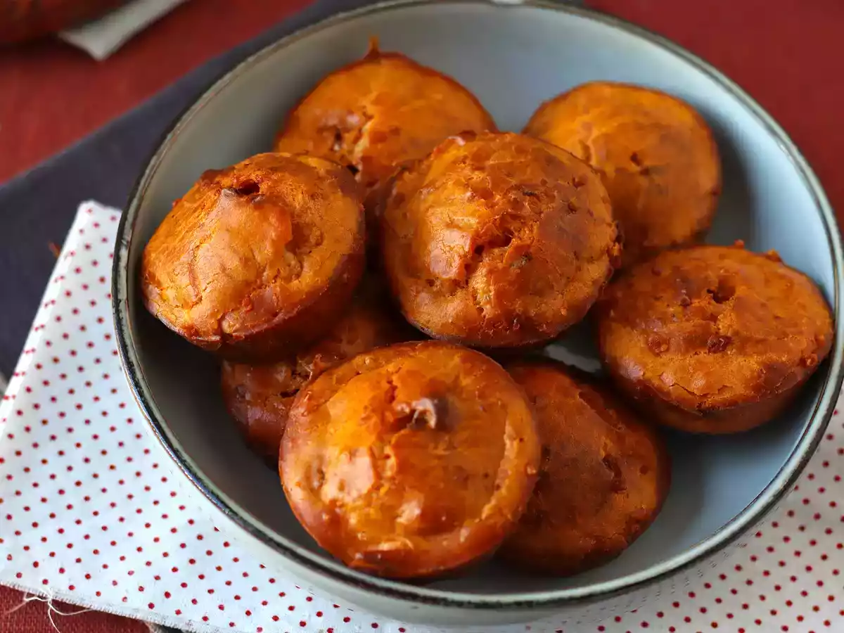 Mjuka och kryddiga chorizomuffins