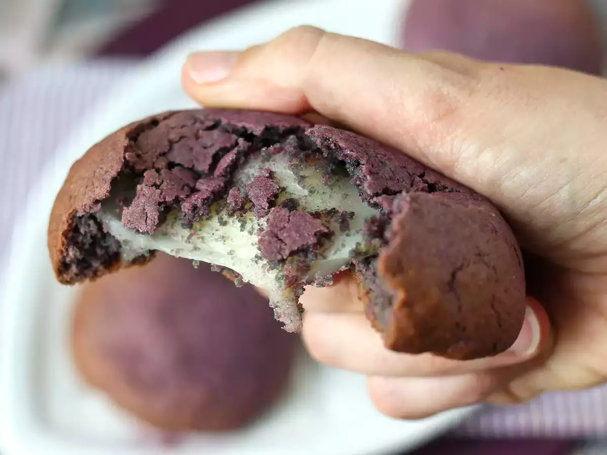 Mochi-kakor med ube - foto 3