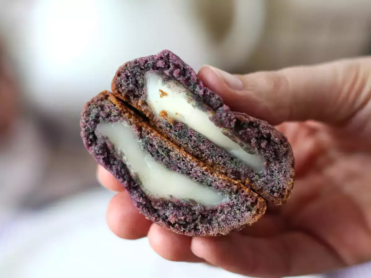 Mochi-kakor med ube - foto 5