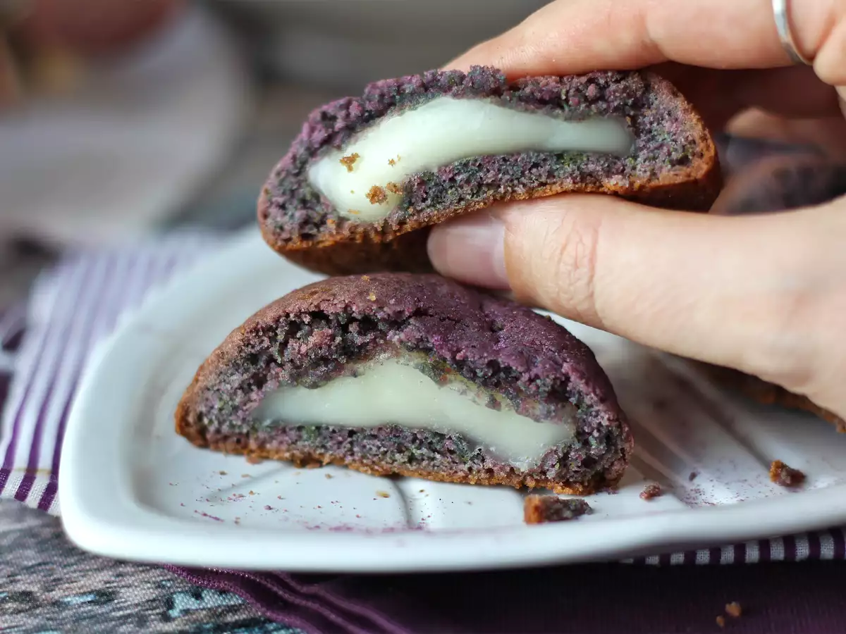 Mochi-kakor med ube - foto 7