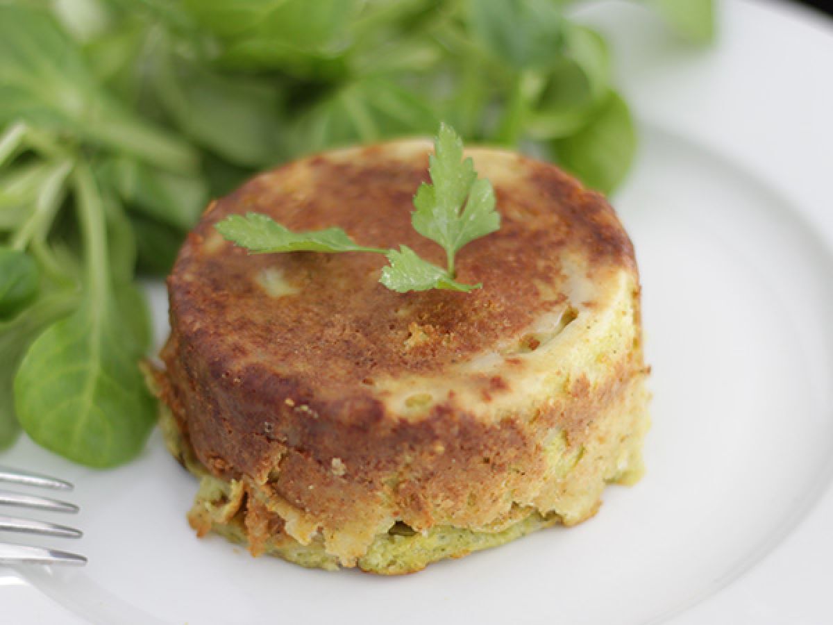 Moelleux av zucchini med Kiri-hjärta - foto 2