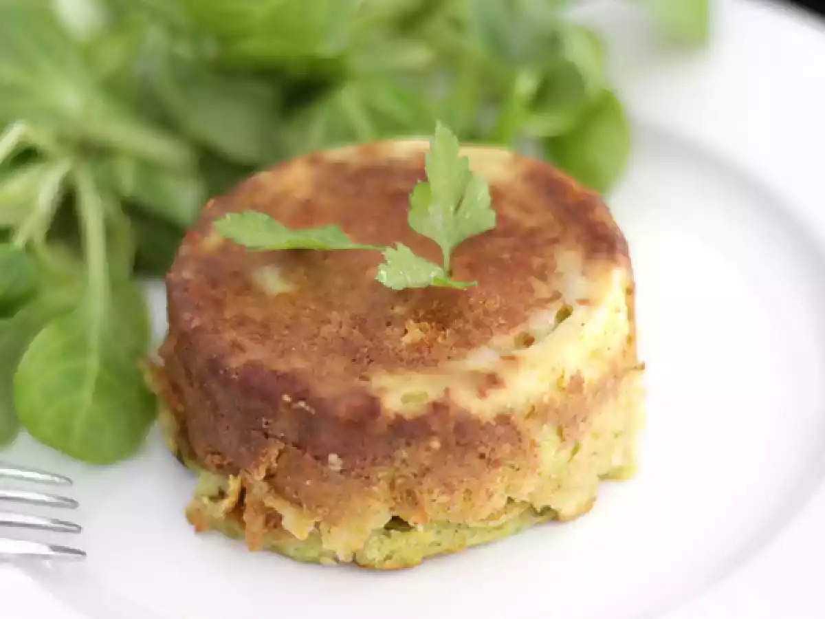 Moelleux av zucchini med Kiri-hjärta - foto 2