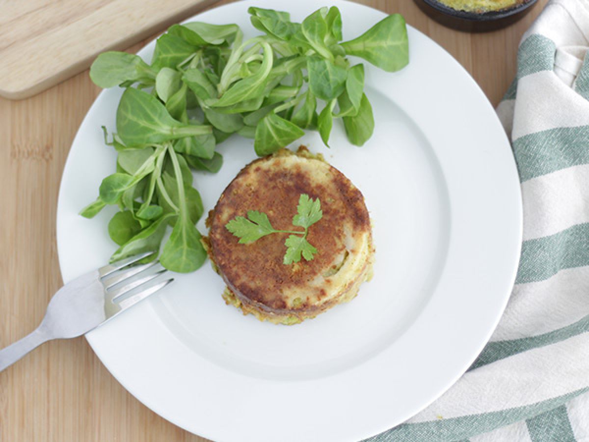 Moelleux av zucchini med Kiri-hjärta - foto 4