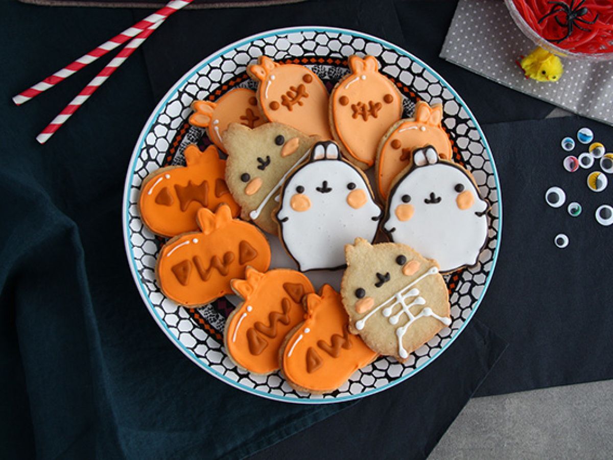 Molang Halloween mördegsbröd