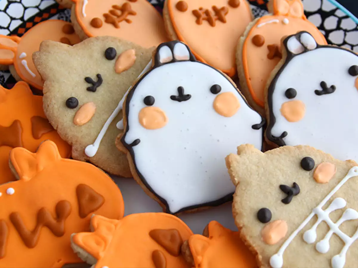 Molang-kakor av mördeg till Halloween - foto 4
