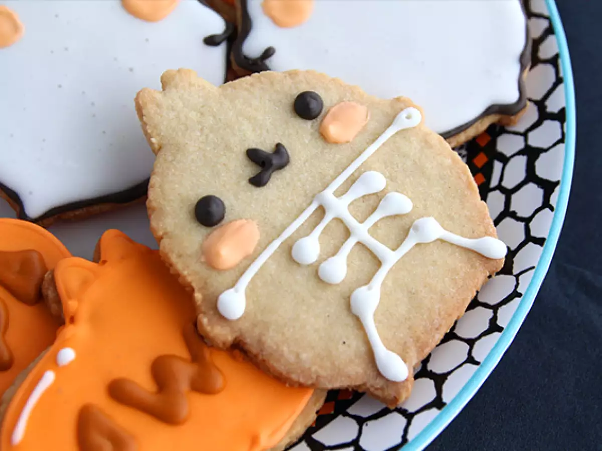 Molang-kakor av mördeg till Halloween - foto 6
