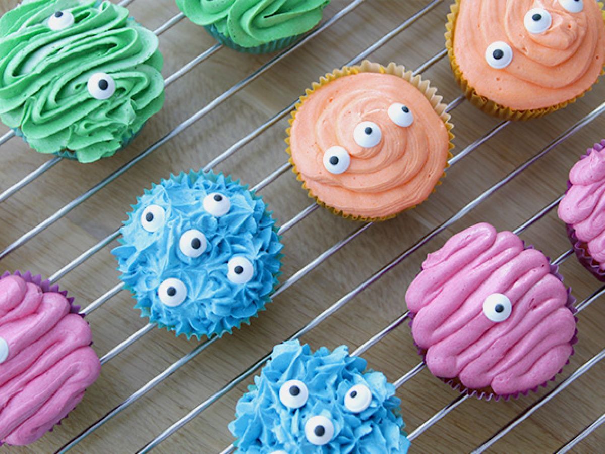 Monstercupcakes till Halloween
