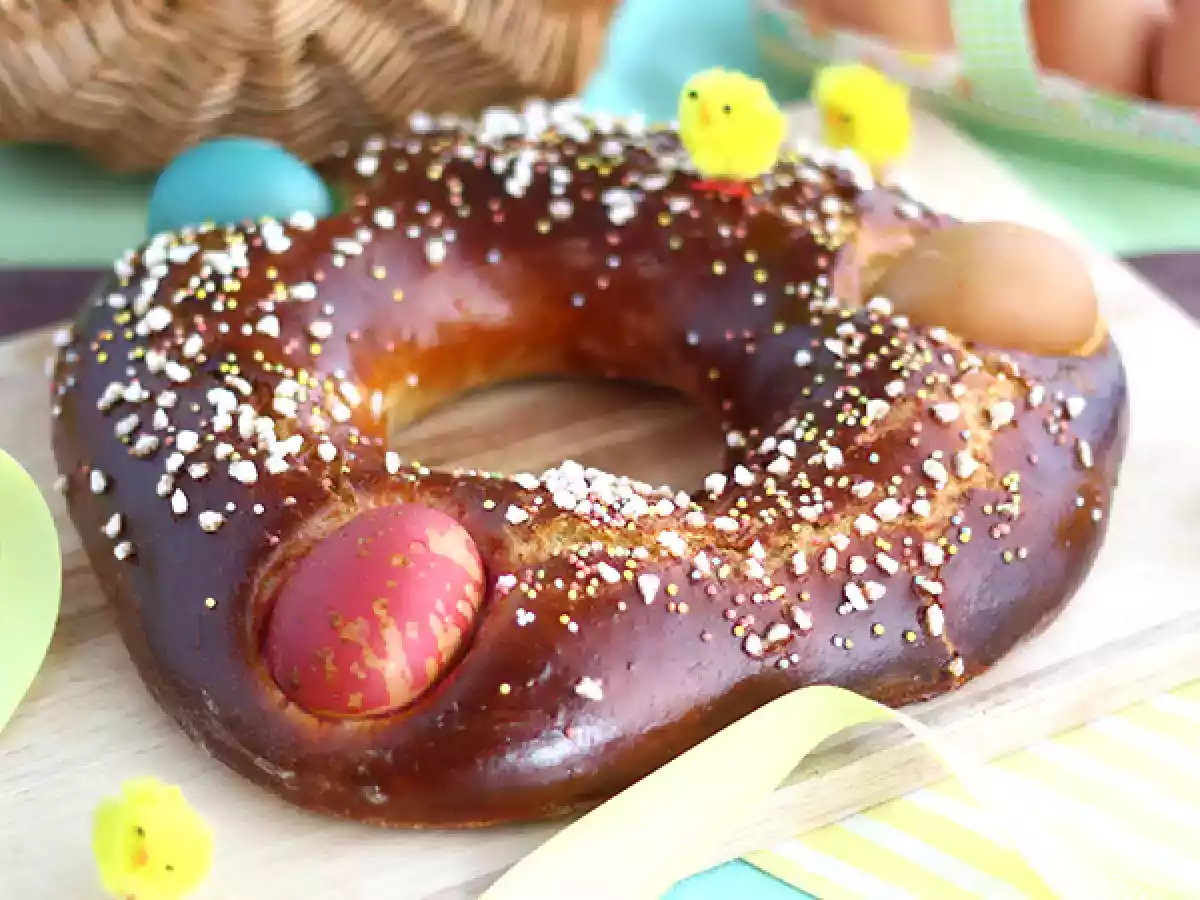 Mouna, traditionell påskbrioche