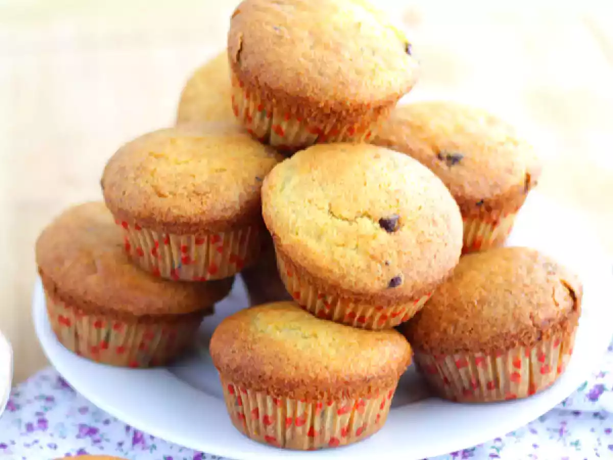Muffins med chokladbitar, det amerikanska receptet - foto 3