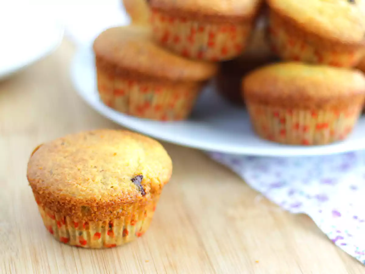 Muffins med chokladbitar, det amerikanska receptet - foto 4