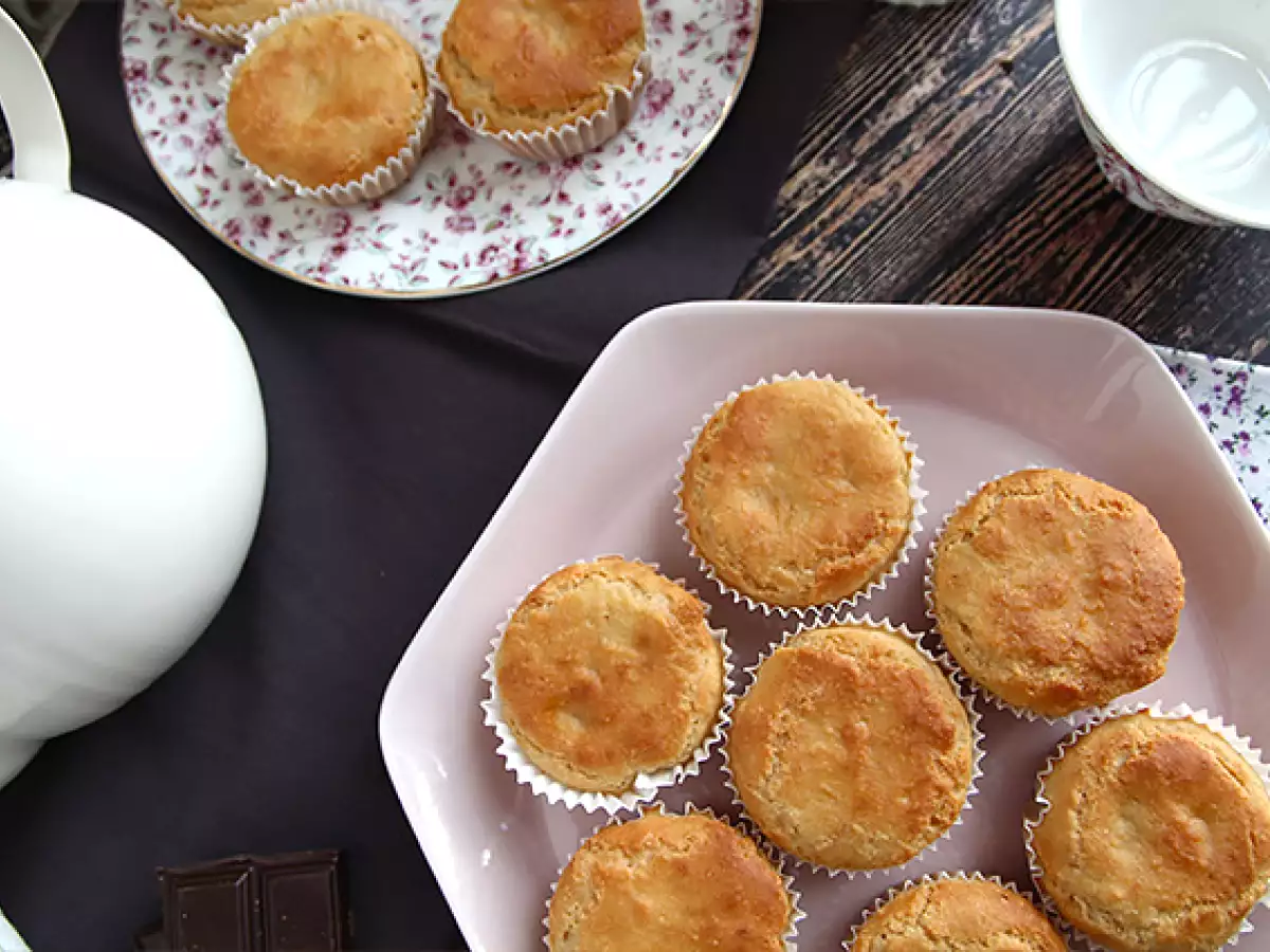 Muffins med chokladhjärta – veganska och glutenfria