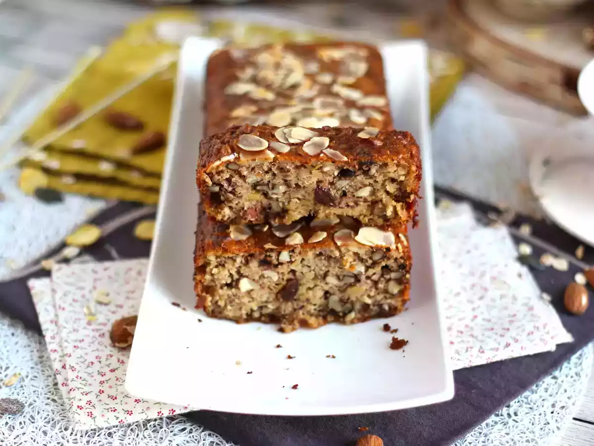 Müslikaka utan tillsatt socker - Perfekt recept för att motverka svinn och innan träning! - foto 3