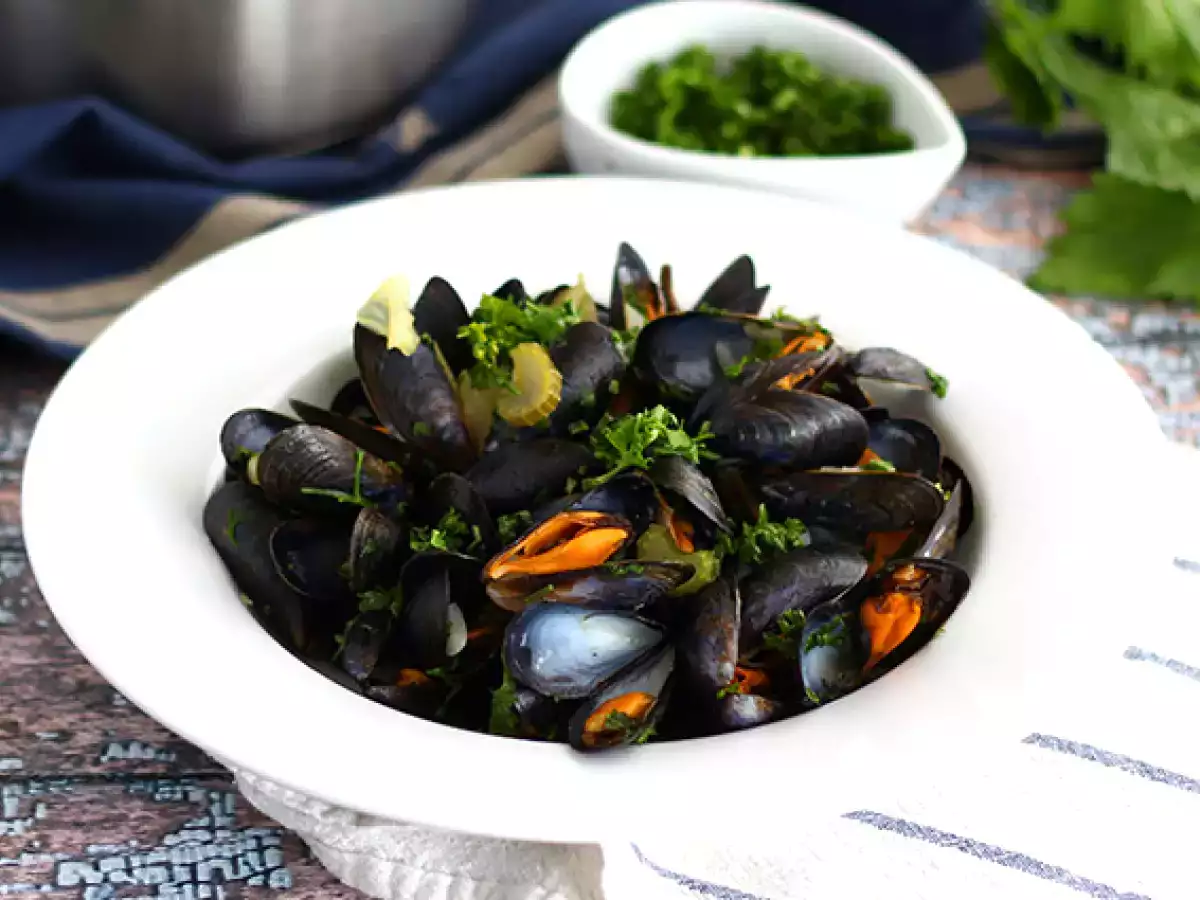 Musslor marinières, ett enkelt och utsökt recept