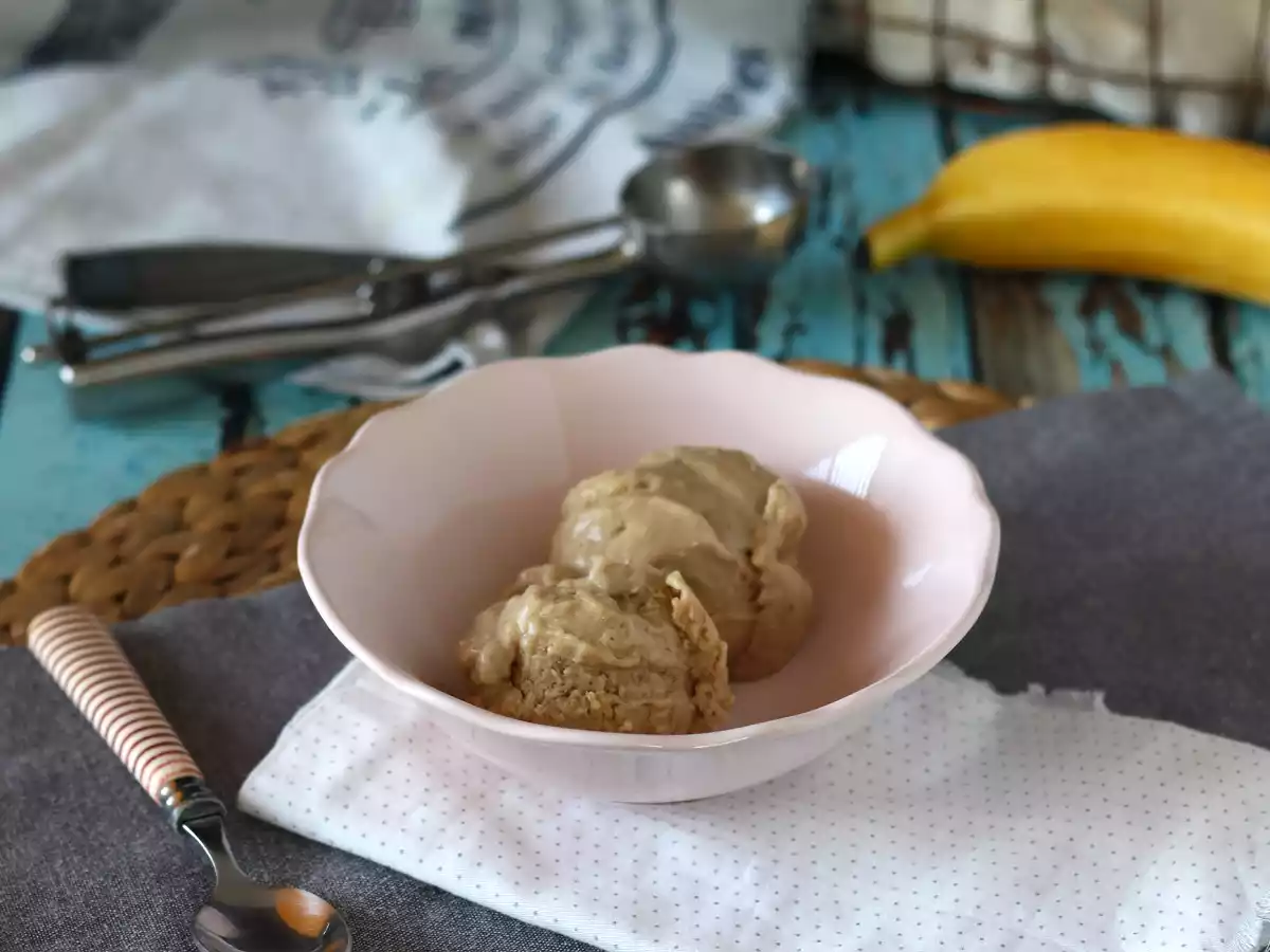 Nice cream banana, vegansk glass med bananer! Ingen glassmaskin