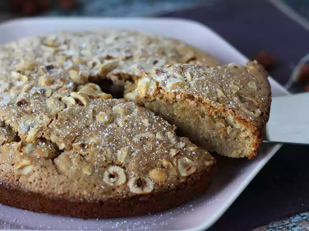 Noisetier, den smältande och krispiga hasselnötskakan med 5 ingredienser! - foto 6