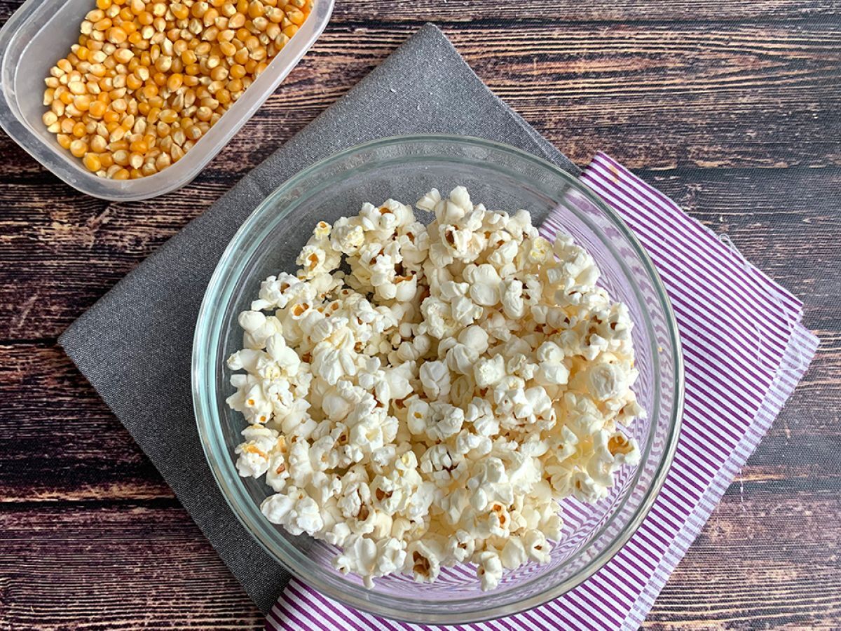 Oljefria popcorn för mikrovågsugn - foto 2