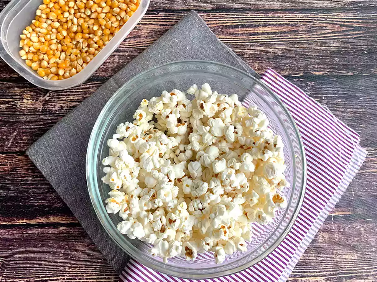 Oljefria popcorn för mikrovågsugn - foto 2