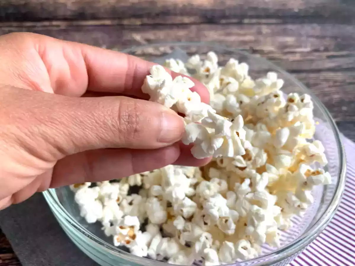 Oljefria popcorn för mikrovågsugn - foto 3