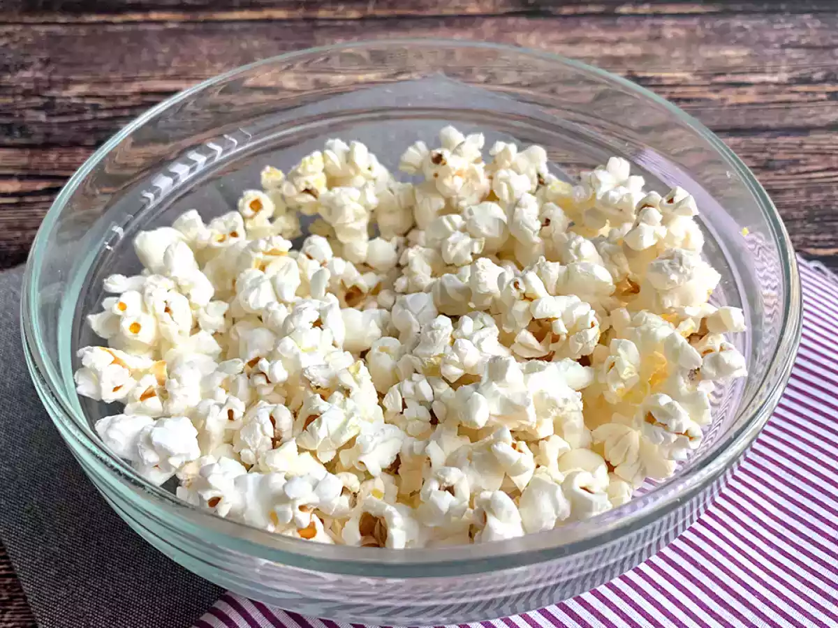 Oljefria popcorn för mikrovågsugn - foto 4