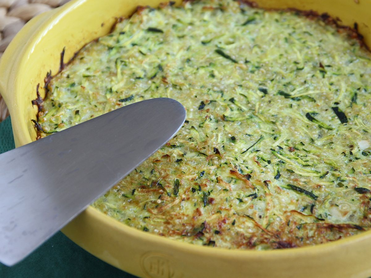 Omelett med zucchini och quinoa - foto 2