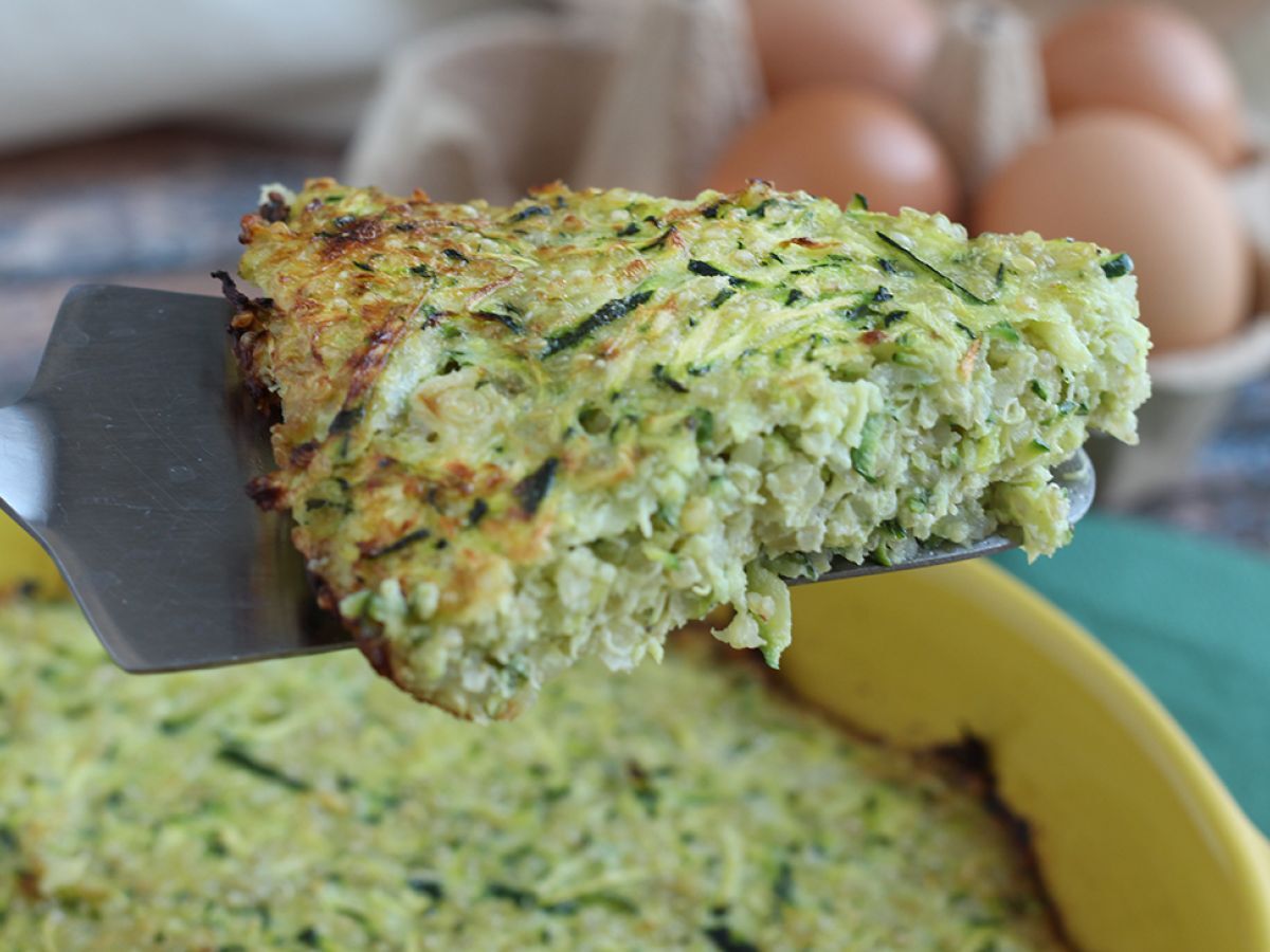 Omelett med zucchini och quinoa - foto 3