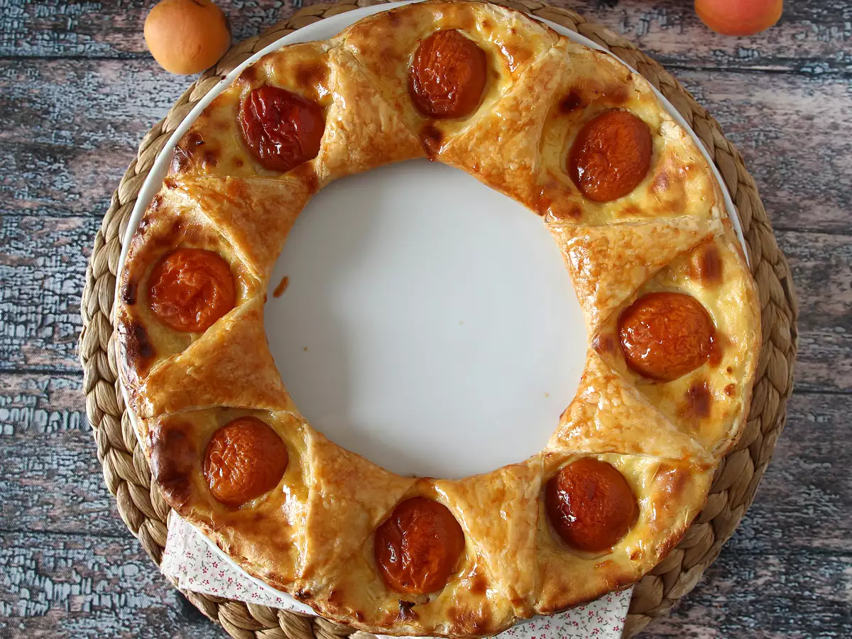 Oranais-paj – smördeg, vaniljkräm och aprikoser - foto 5