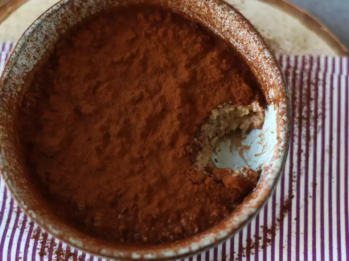 Overnight oats med tiramisu-smak – den perfekta frukosten med kaffe och kakao! - foto 2