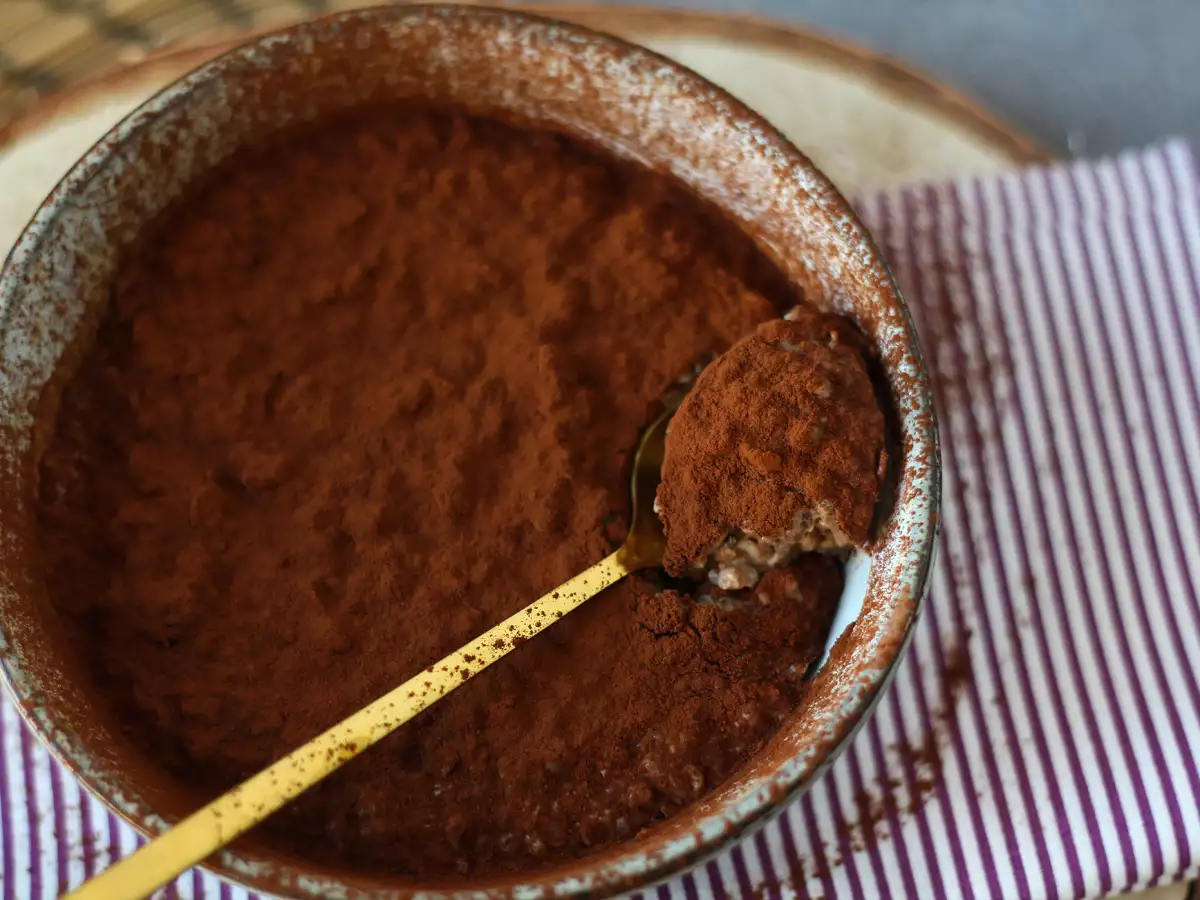 Overnight oats med tiramisu-smak – den perfekta frukosten med kaffe och kakao! - foto 5